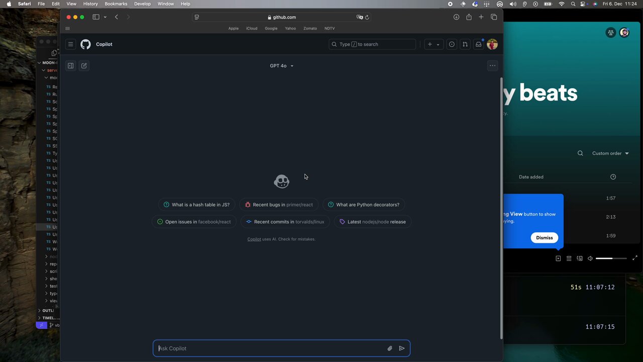 GitHub Launches Chat Interface with GPT-4o, Sonnet, O1 Models