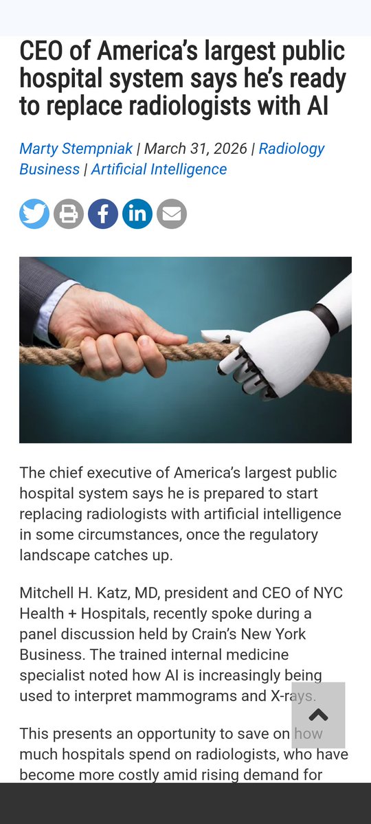 AI Replacing Radiologists: CEO Ready to Implement Despite Skepticism