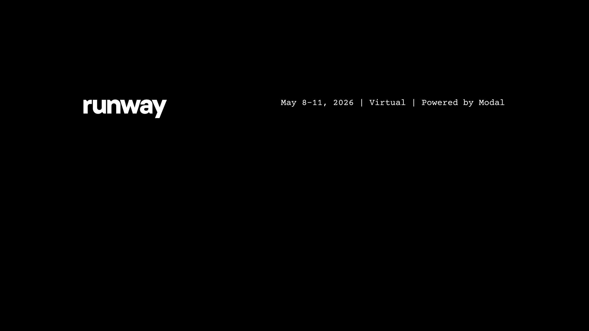 Runway API Hackathon: Build AI Video Agents This Weekend
