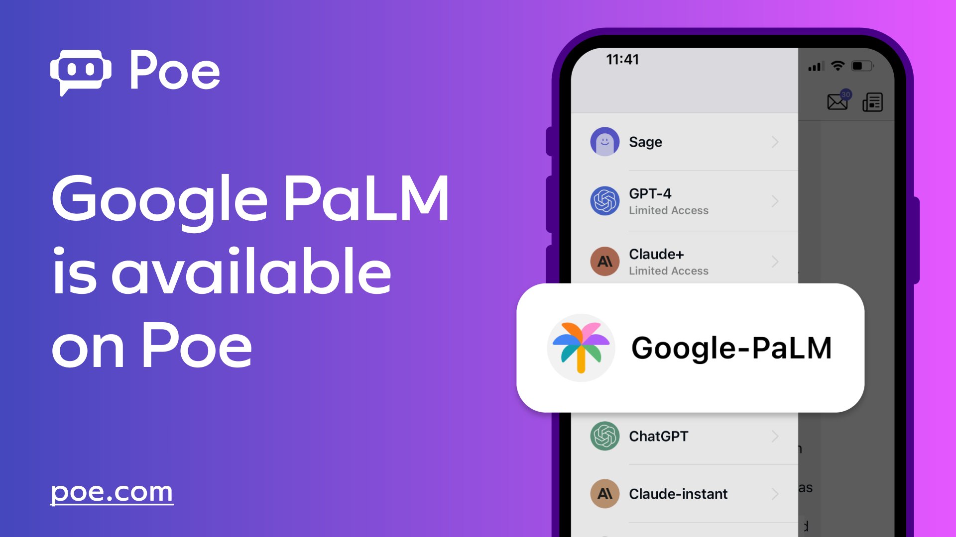 Google PaLM 2 Now Available on Poe Platform