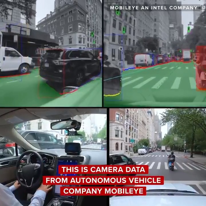 The World Through Self-Driving Car Vision Technology