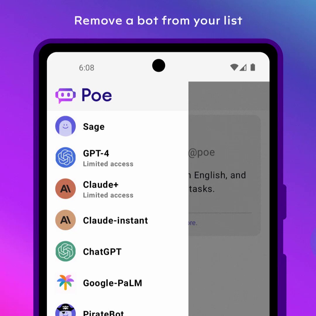 Android App Features: Profile Creation and Bot Management