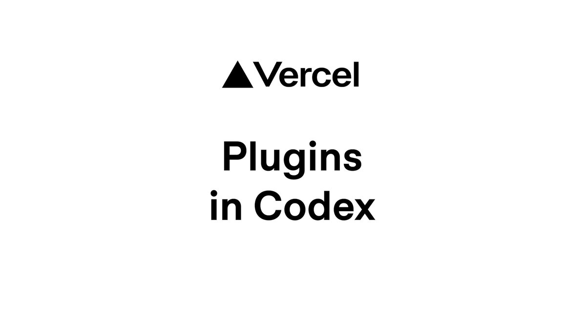 Deploy Your App to Vercel Using Codex Plugin