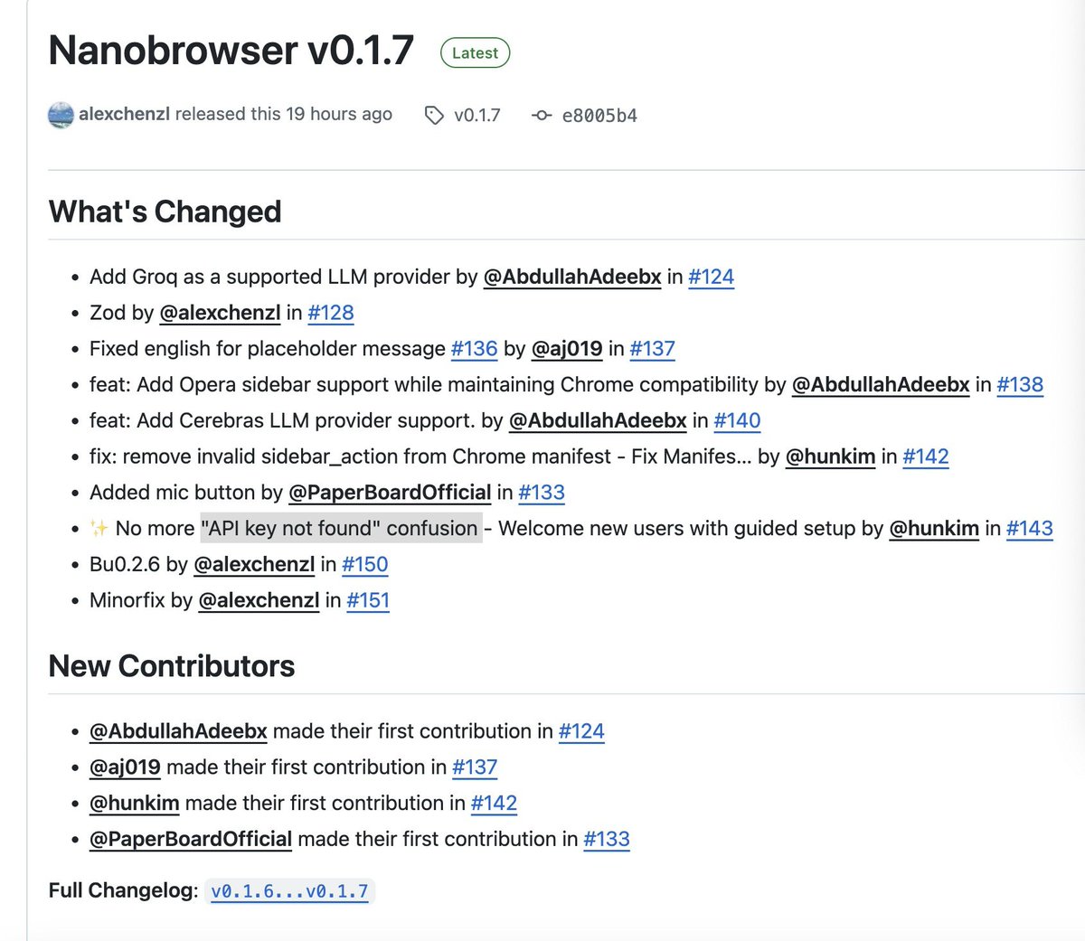 Nanobrowser 0.1.7 Released with Voice Commands and New AI Models
