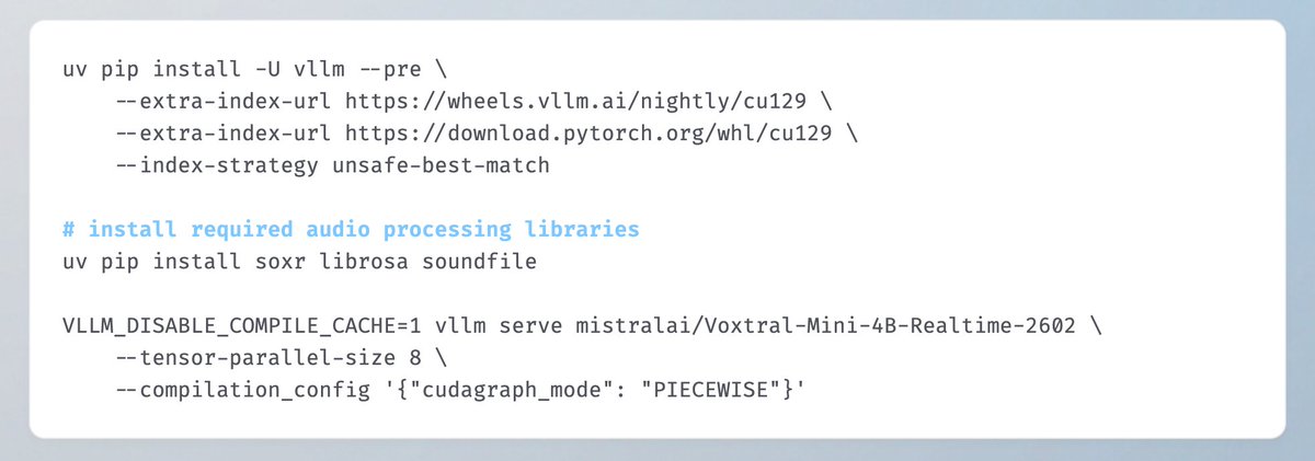 Voxtral Mini 4B Realtime: Fast Streaming ASR with vLLM Support