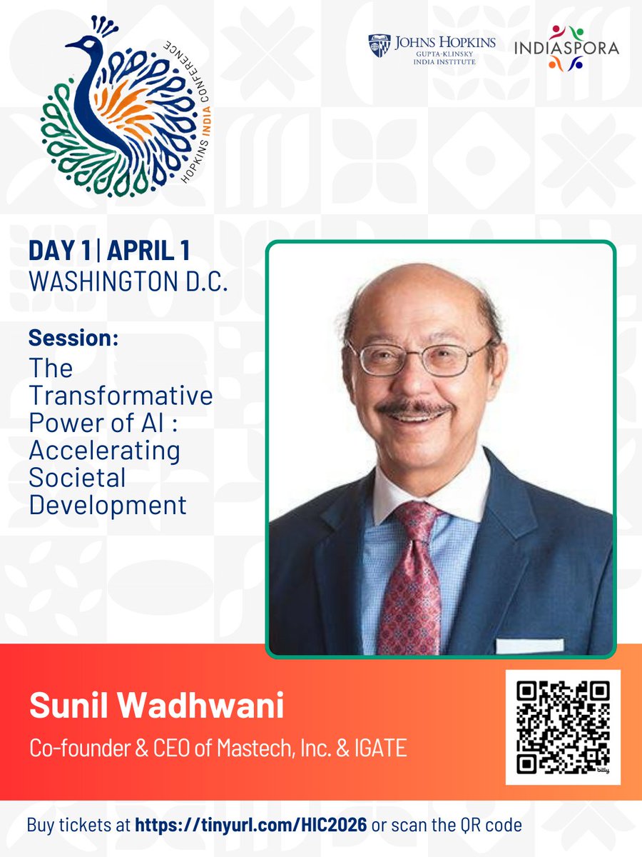 Sunil Wadhwani to Discuss AI for Societal Development at HIC2026