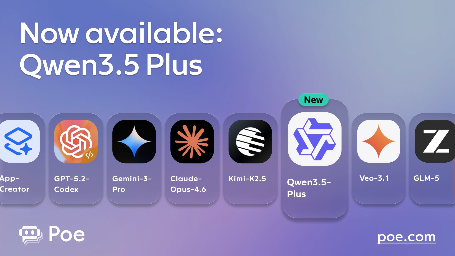 Qwen3.5-Plus Launches on Poe with 1M Token Context