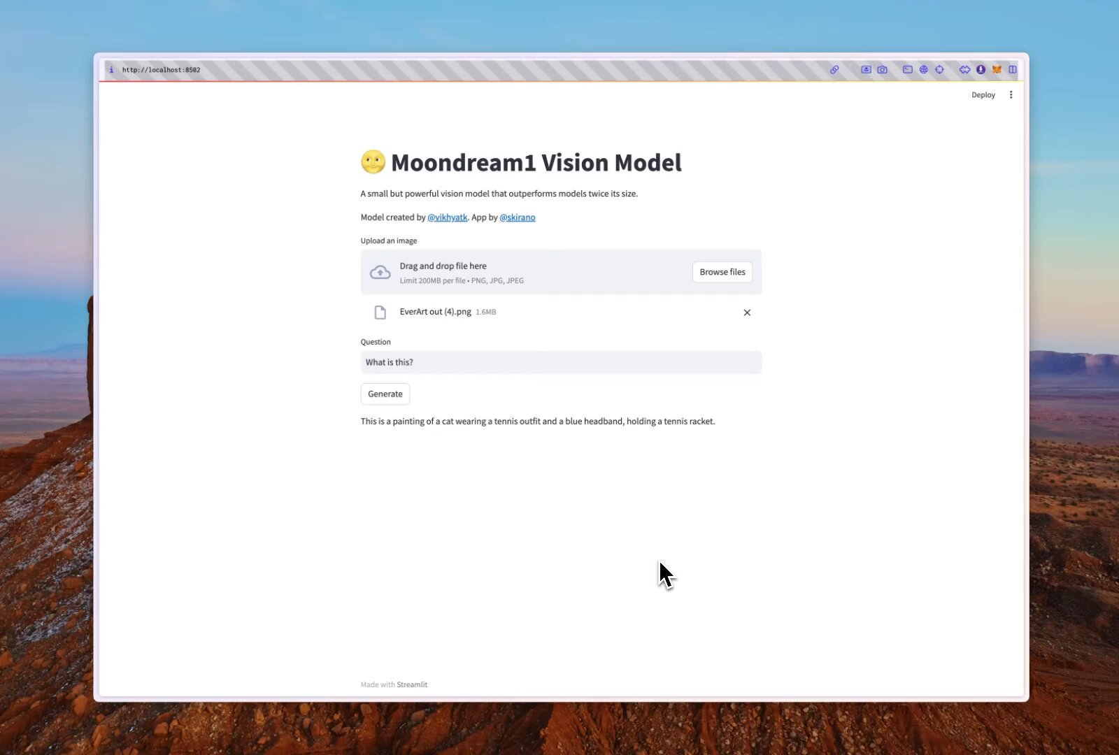 Moondream1 Vision Model Outperforms Larger Models Locally