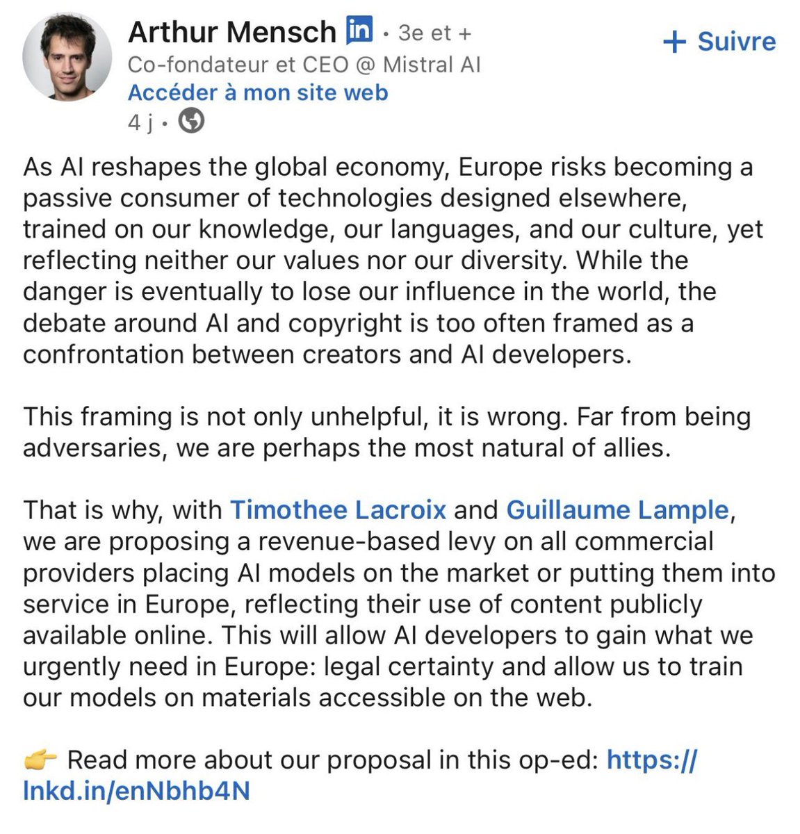 AI Royalty: Risk of European Competitiveness Loss