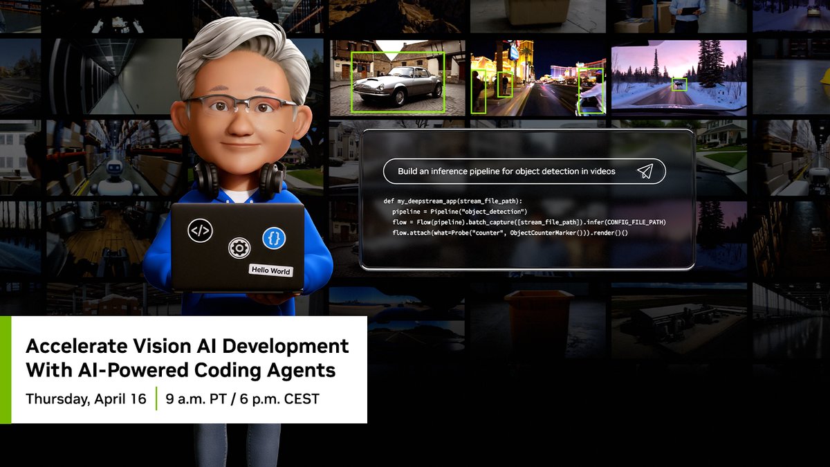 NVIDIA DeepStream: Build Vision AI Pipelines with AI Coding Agents