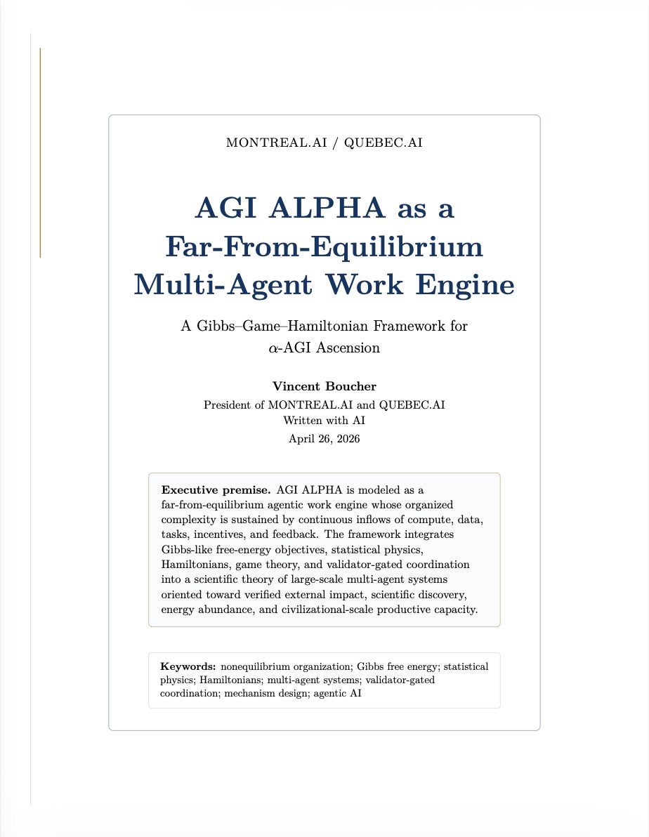 AGI ALPHA: Gibbs-Game-Hamiltonian Framework for AGI Ascension