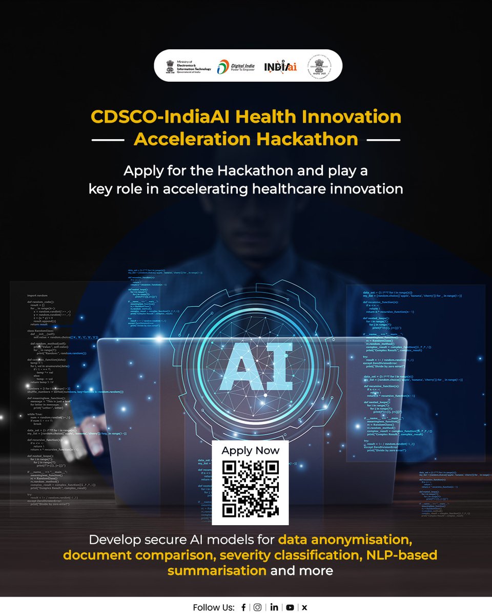 AI Hackathon for Healthcare Data Processing with CDSCO Support