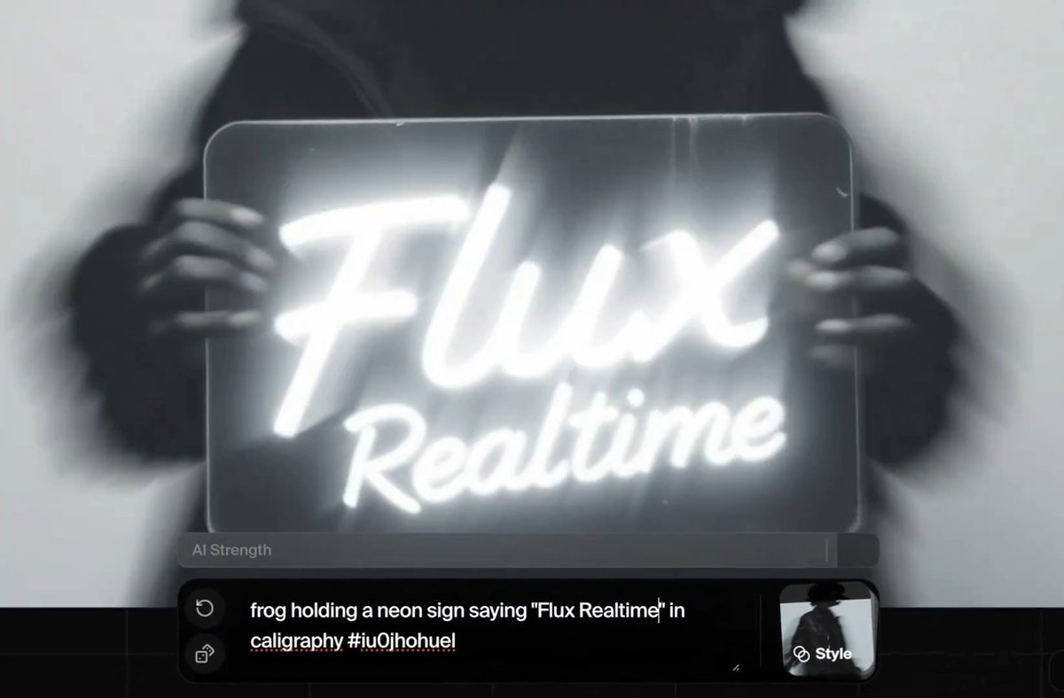 Flux Real-time Image Generation Now Available in Krea