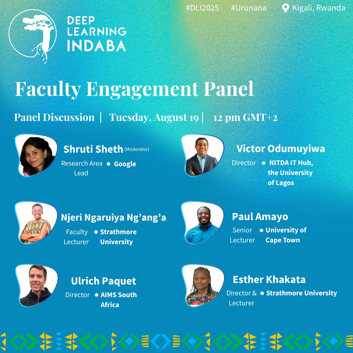 Faculty Engagement Session at DLI2025 Unites African AI Academics