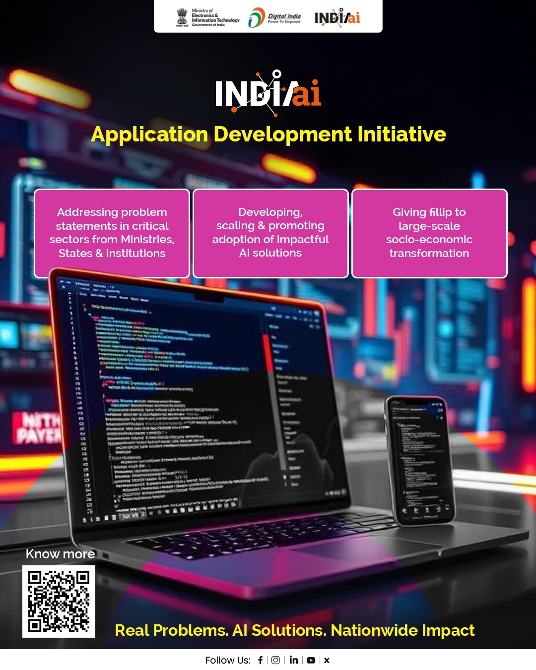 IndiaAI Application Development Initiative Launches Sector Solutions