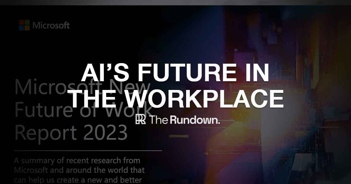AI’s Impact on Jobs and Emerging Workplace Technologies