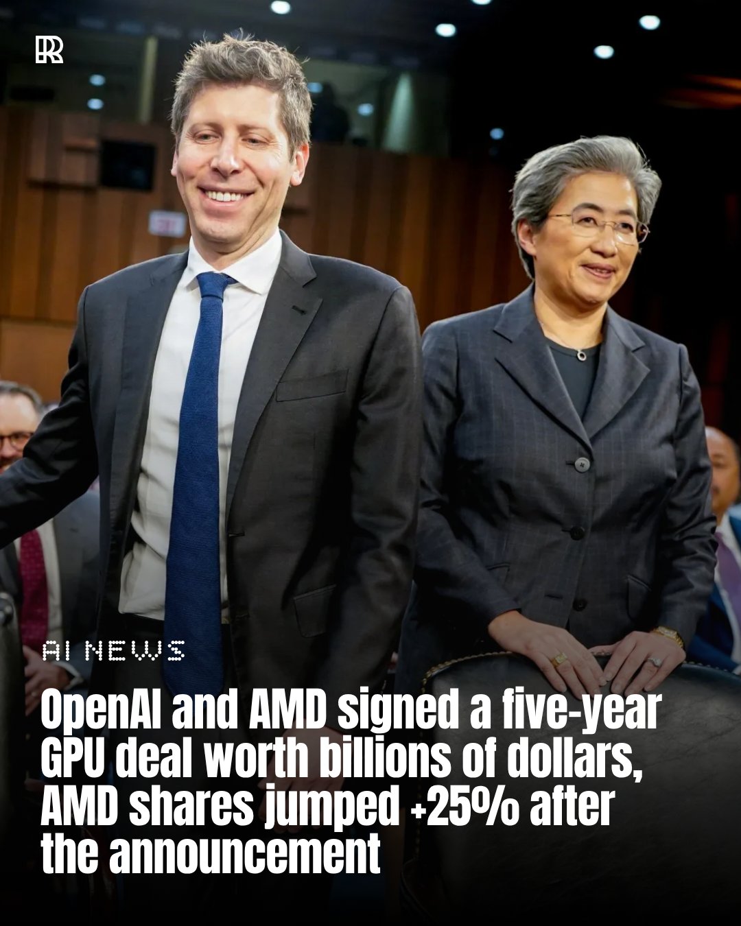 OpenAI Partners AMD Five-Year GPU Supply Agreement Six Gigawatts