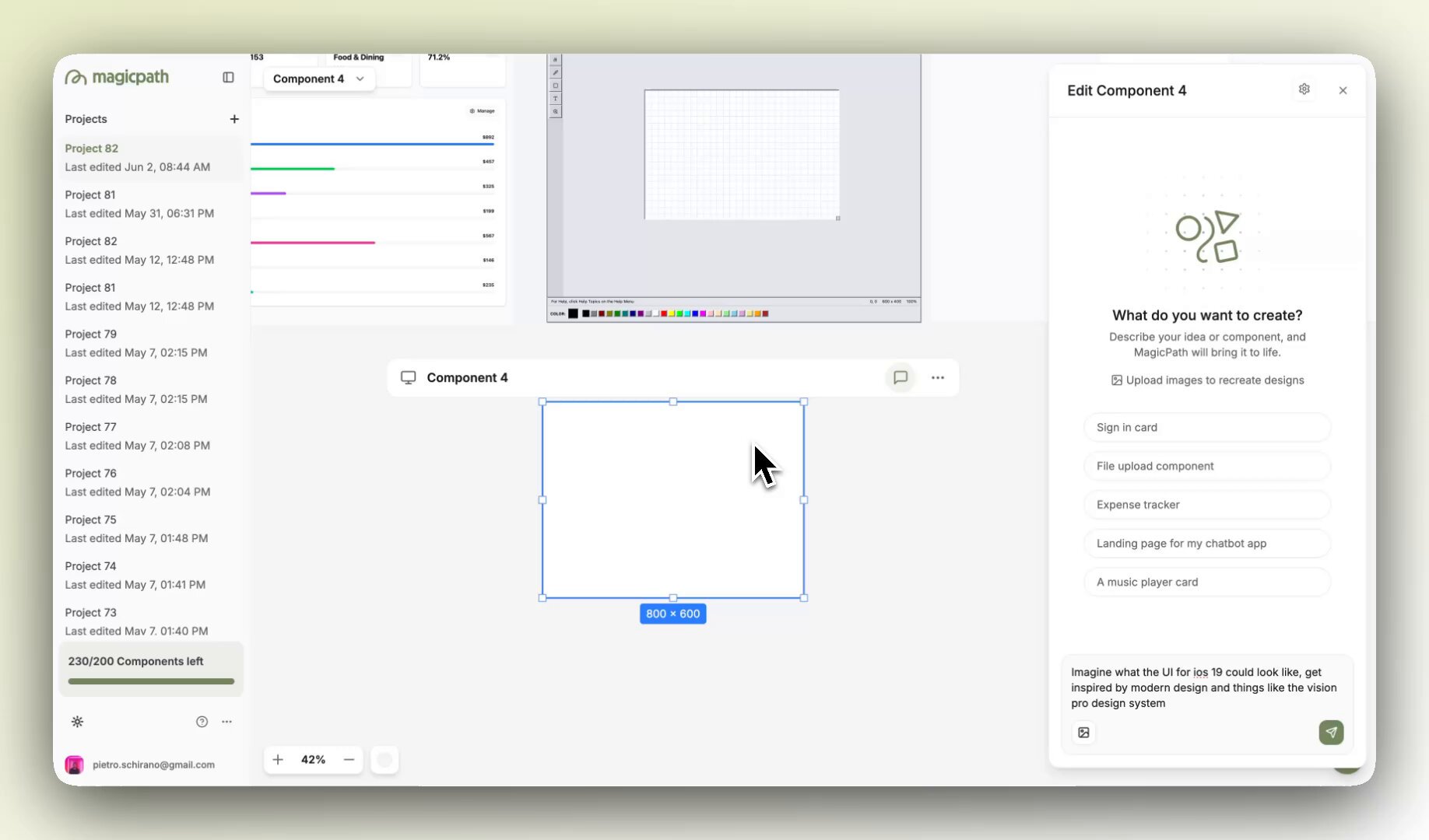 AI Designer Creates iOS 19 Inspired UI Dock Design
