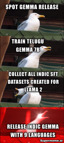 Navarasa: Gemma 7B/2B Instruction-Tuned Model for 9 Indian Languages