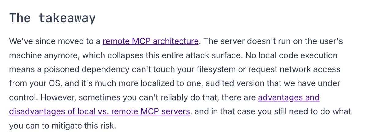 Security Alert: Migrate Local MCP Servers to Remote Architecture