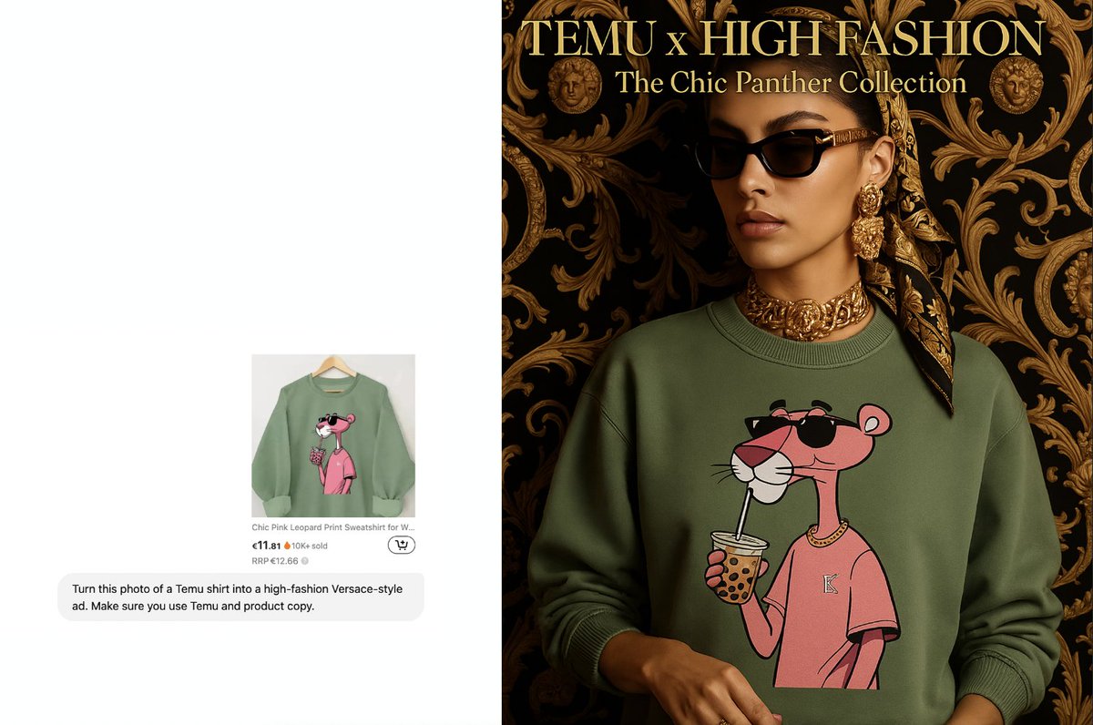Turn Cheap Temu Sweater Into $500 Fashion with AI Photos