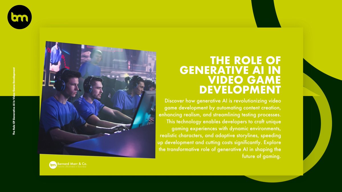 Generative AI Revolutionizing Video Game Development