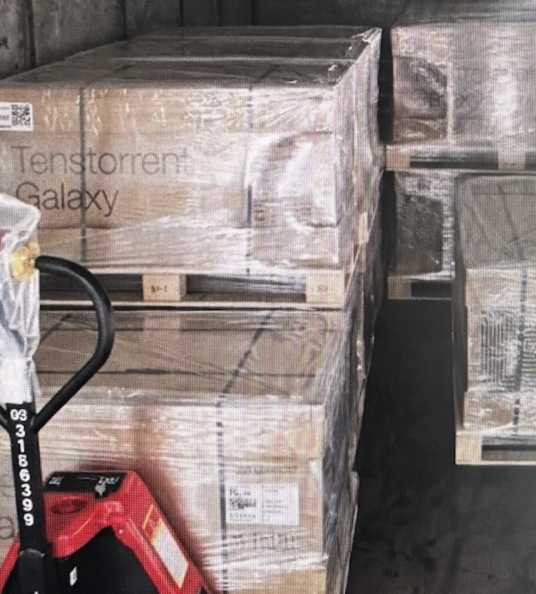 Tenstorrent Shipping 56 800Gig Ethernet Port Galaxies