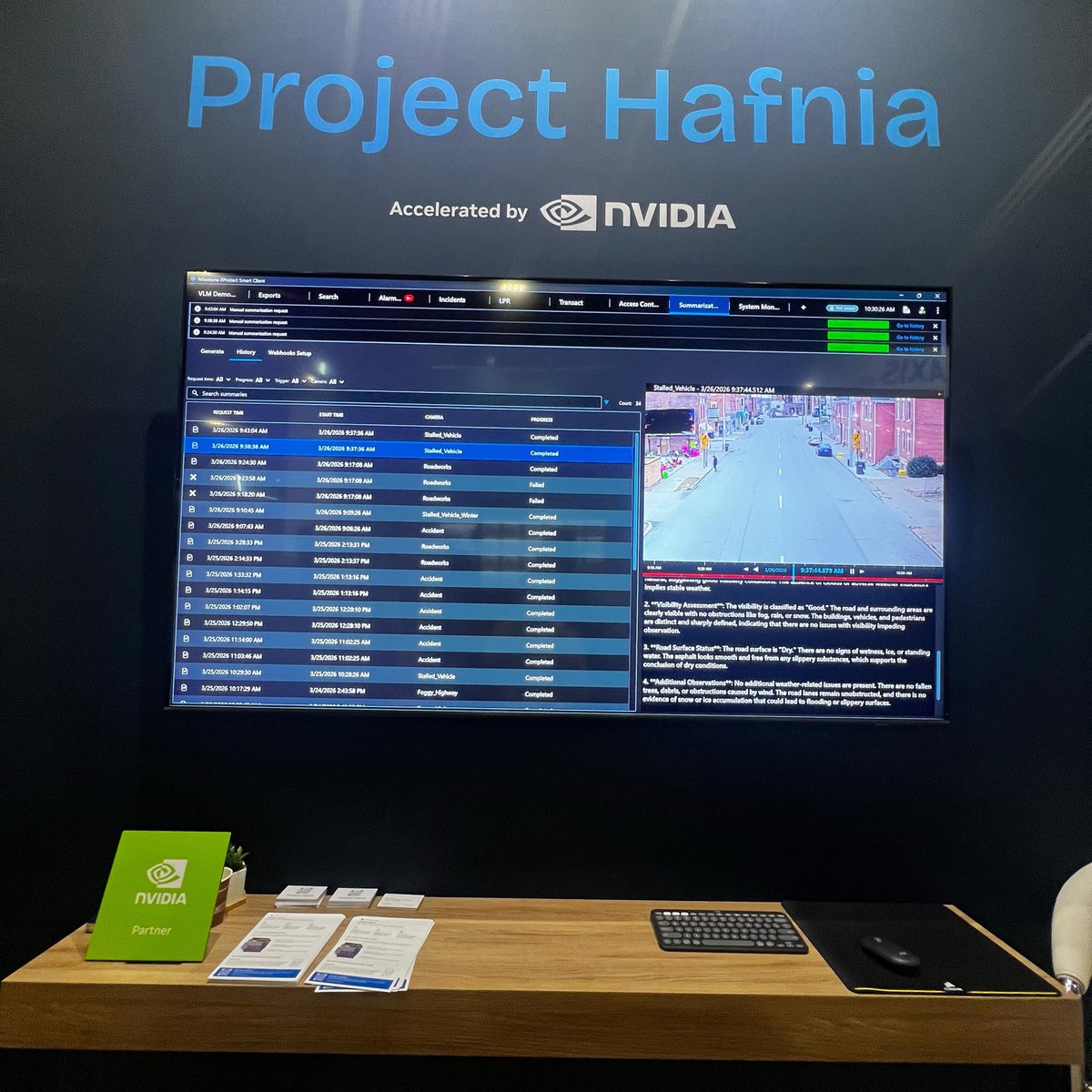 Milestone XProtect Integrates Hafnia VLM with NVIDIA Cosmos Reason