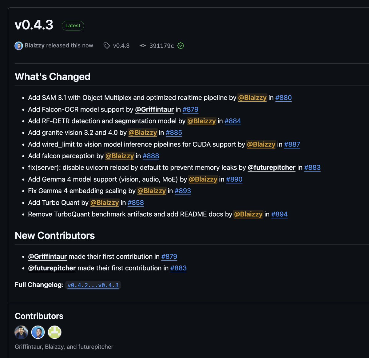 MLX-VLM v0.4.3 Launches with Day-Zero Gemma 4 Support