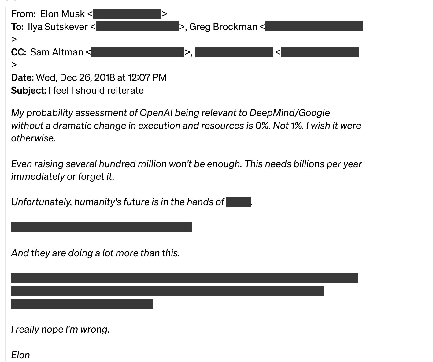Claude 3 Unredacts OpenAI Emails Using Word Length Patterns