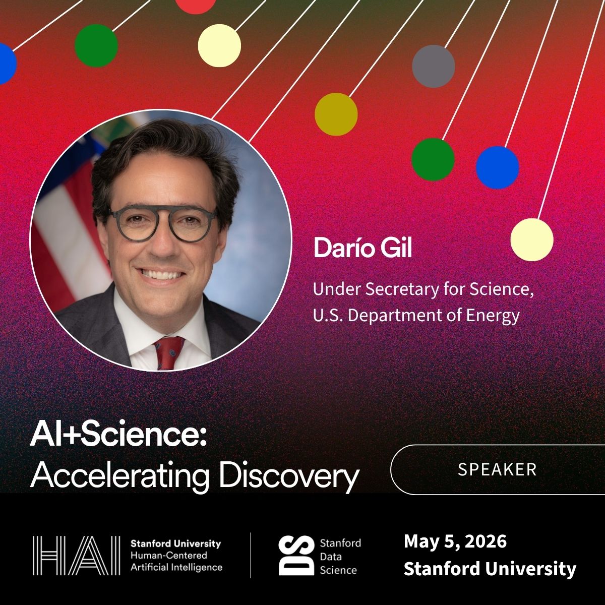 DOE Under Secretary Leads AI Science Discovery Conference at Stanford