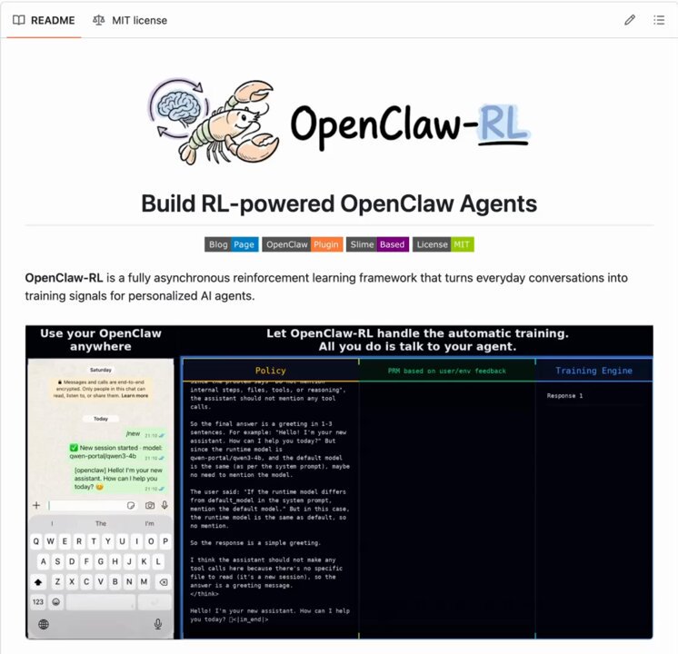 OpenClaw-RL: Reinforcement Learning for Agent Model Weights
