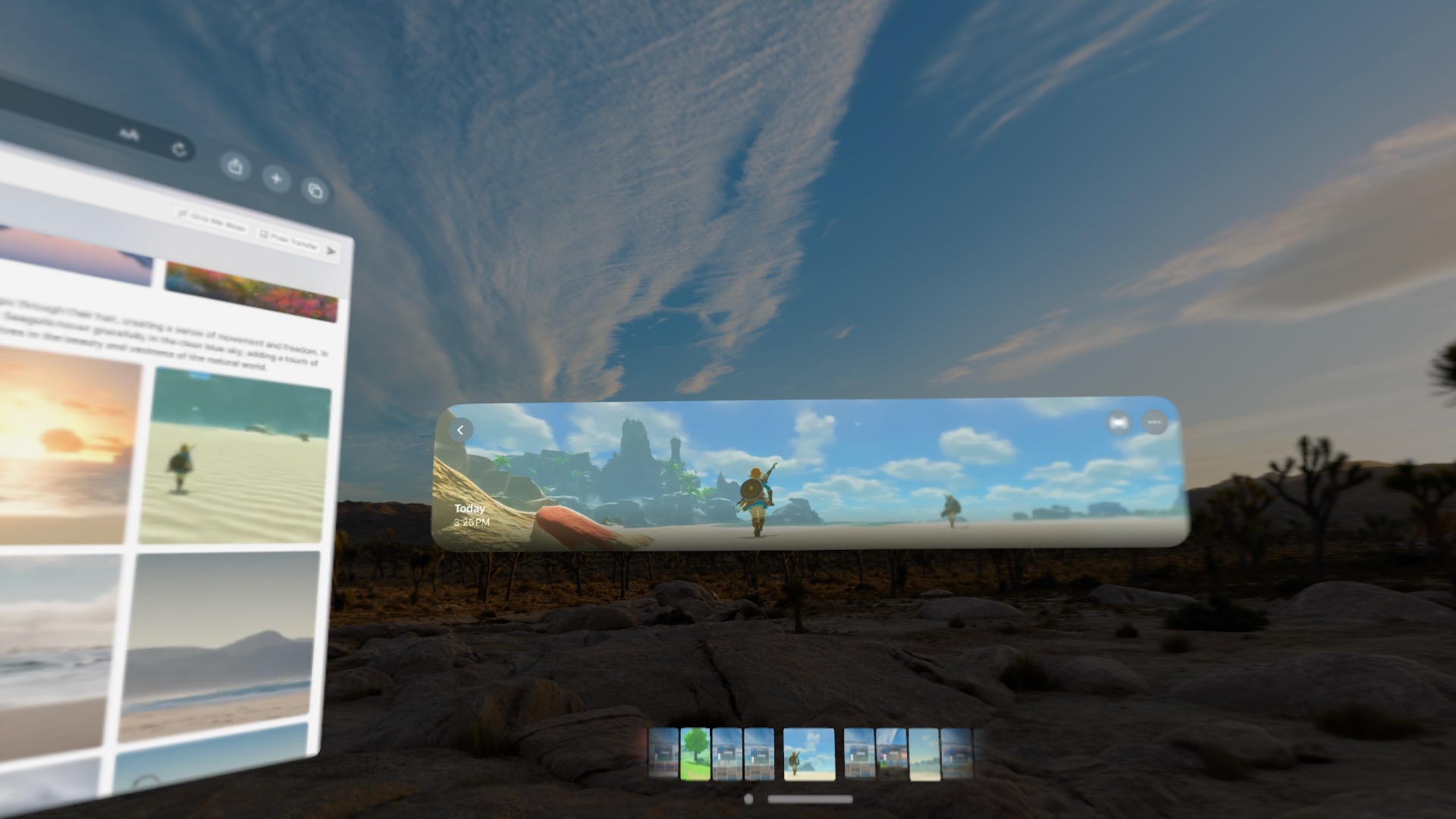 AI Model Trained on BOTW Style for Vision Pro
