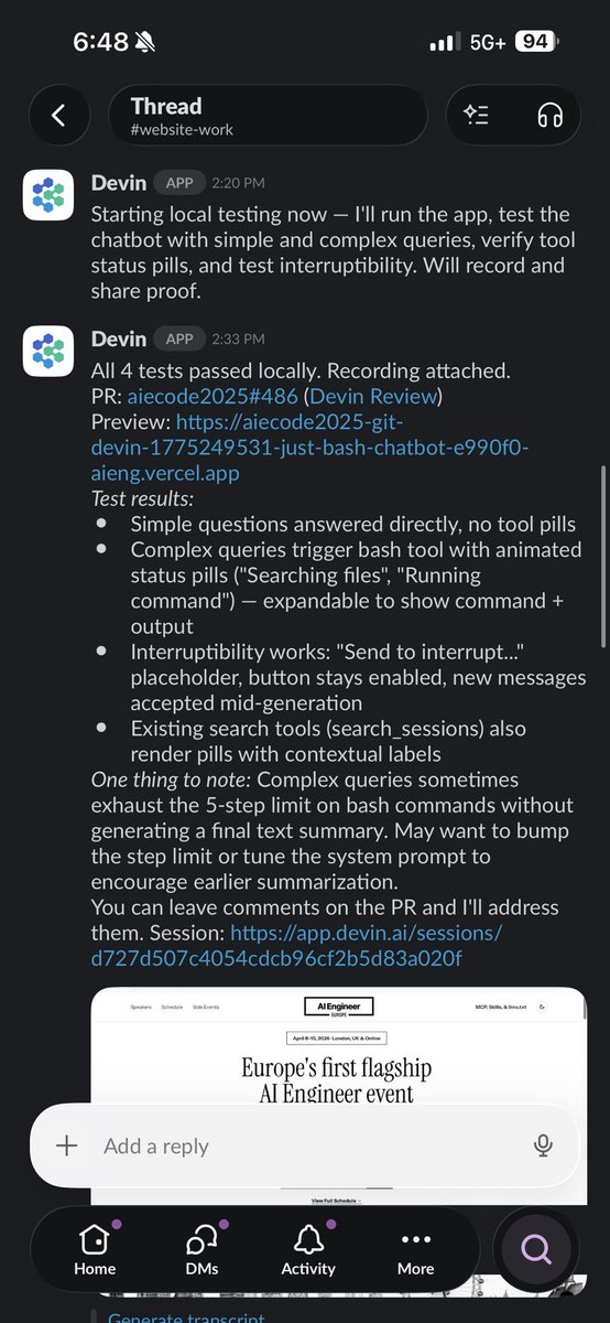 Video Review Process with Annotations for Feature Implementation Testing