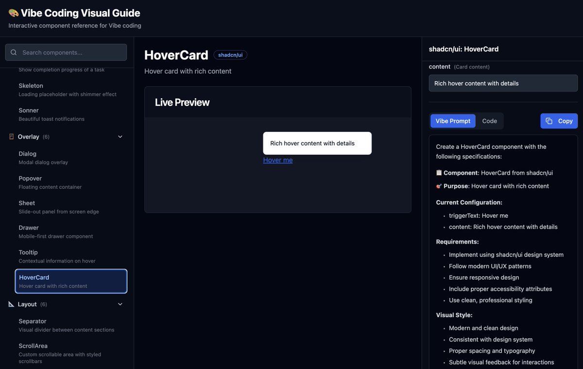 Visual Guide for UI Components: Perfect Prompts for AI Description