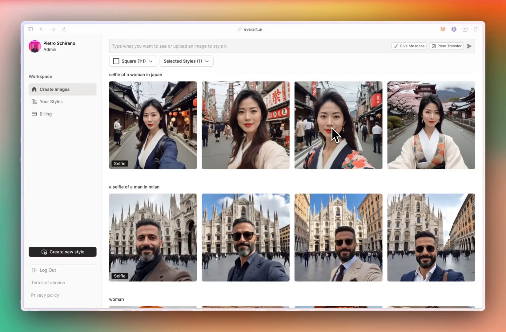 EverArtAI Launches Pose Transfer Image Description Feature