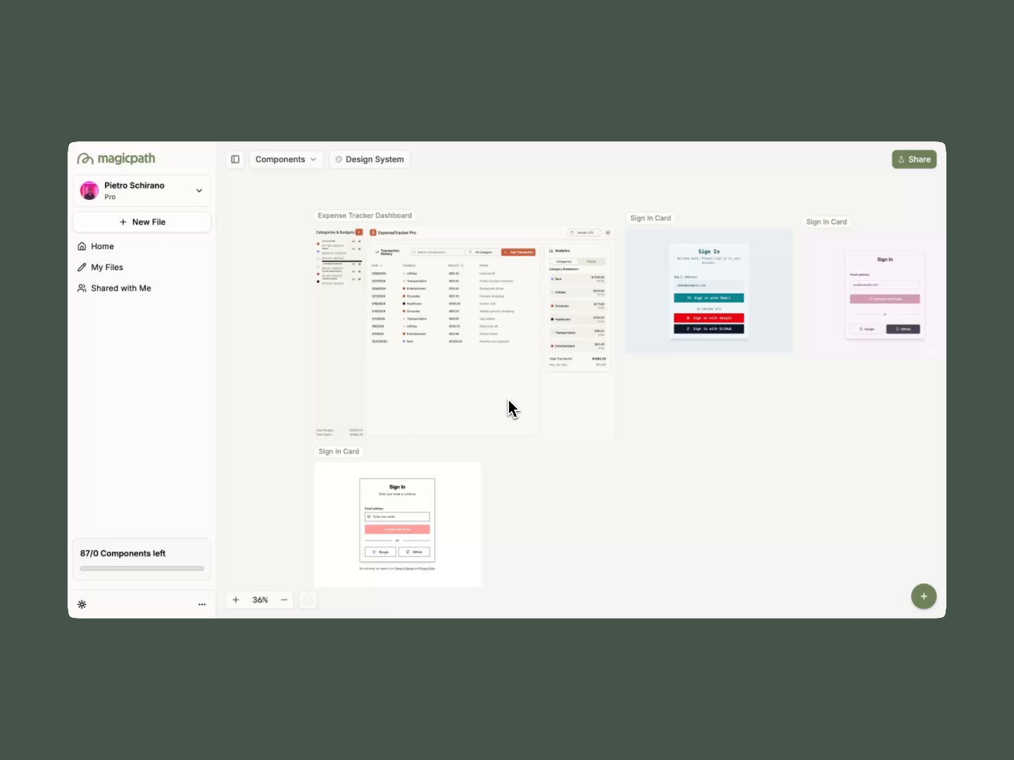 Design System Creation with Global CSS and Theme Customization