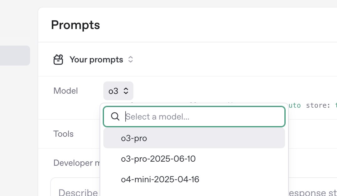 o3-pro Model Now Available in API for Developers