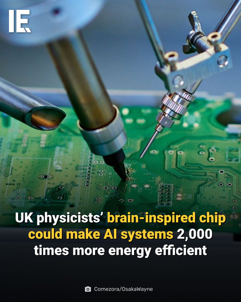 UK Physicists Develop Brain-Inspired Chip for Ultra-Efficient AI