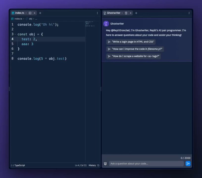 Ghostwriter Chat Keybind Customization for Code Completion