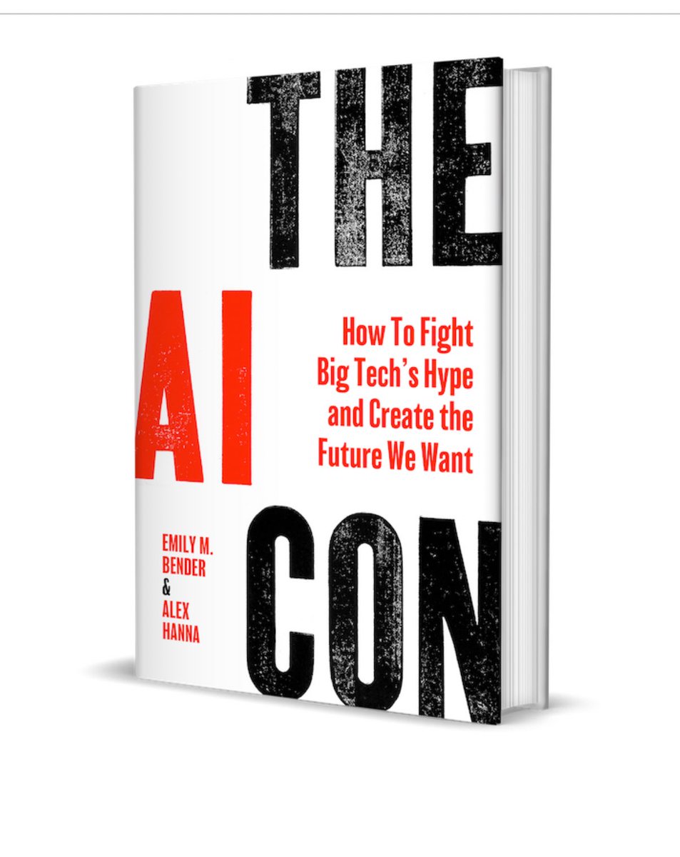 Read the AI Con by Bender and Hanna