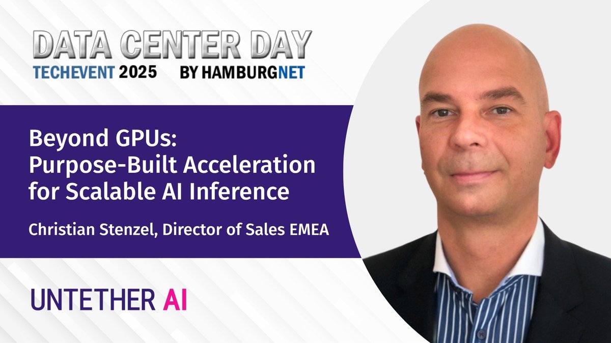 Untether AI Director Presents AI Inference Solutions at Hamburg DataCenter Day