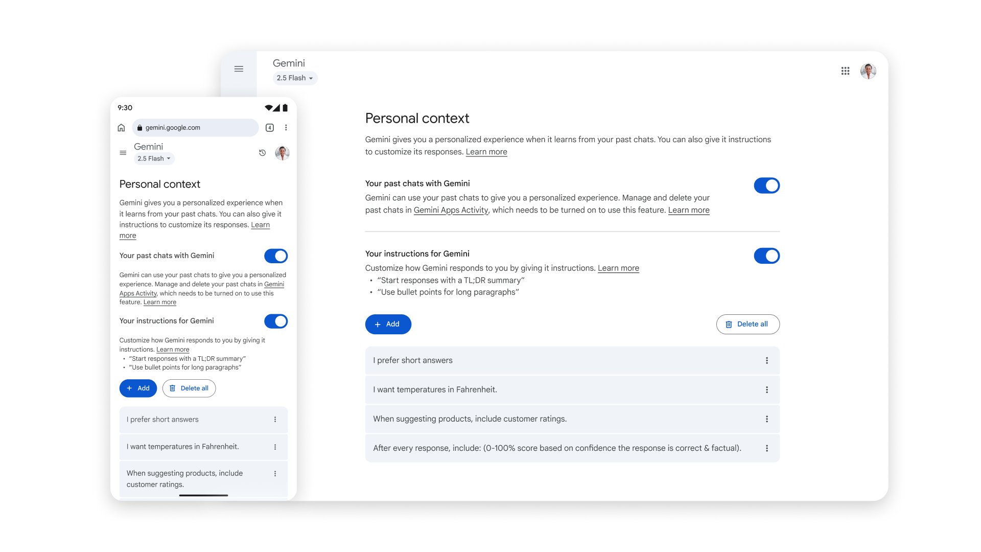 Google Rolls Out Memory Feature for Gemini Assistant
