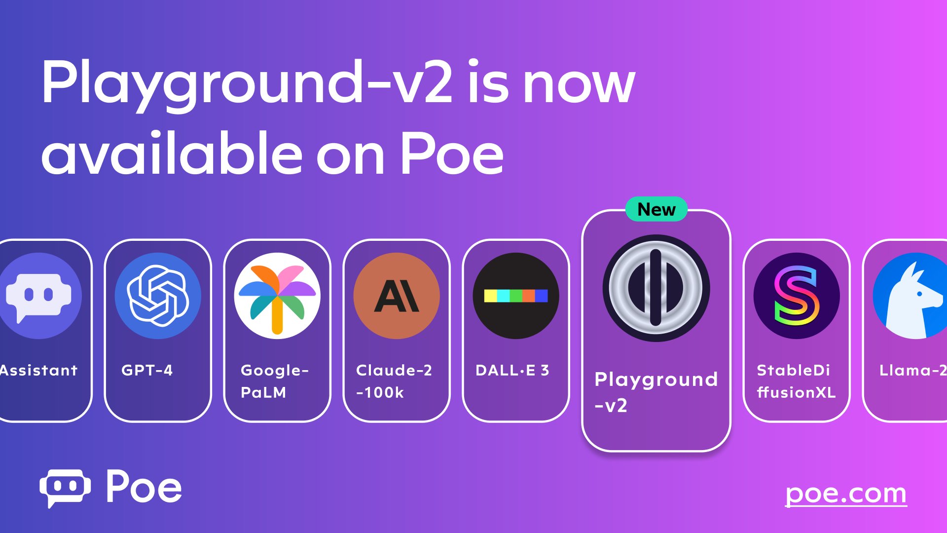 Playground v2 Graphics Model Now Available on Poe Platform