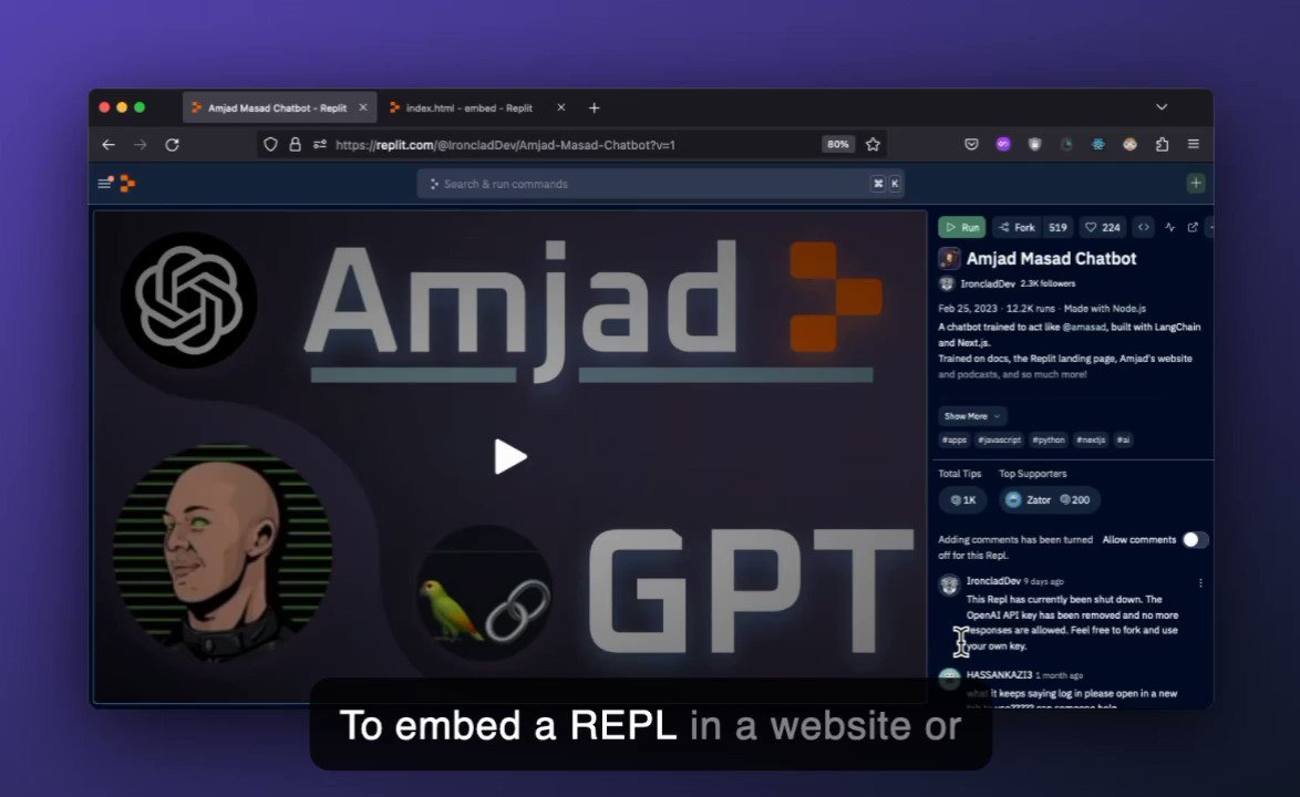 Embed Working Code Examples in Blog Posts with Repl