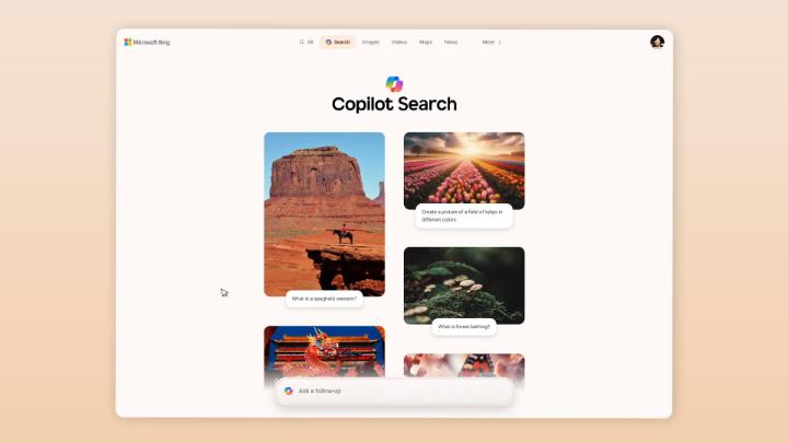 Copilot Search in Bing: faster AI search