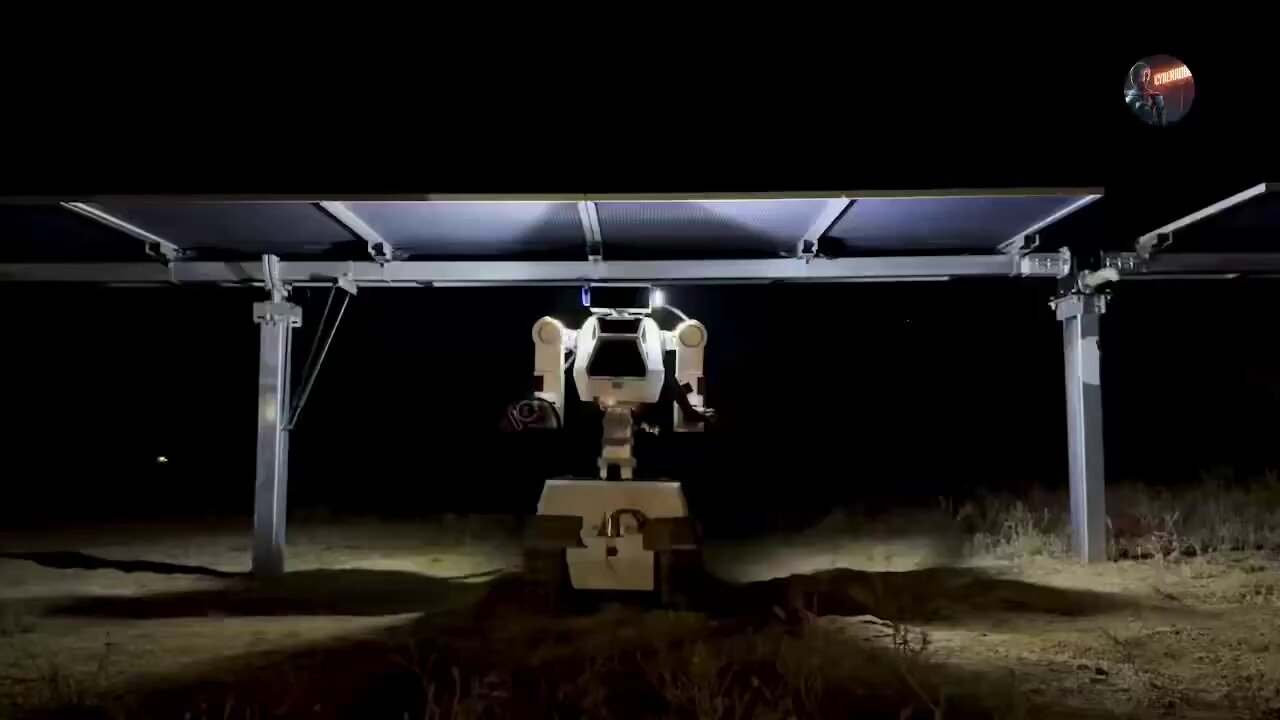 Semi-Humanoid Robot Enters Solar Farms for Smart Inspection