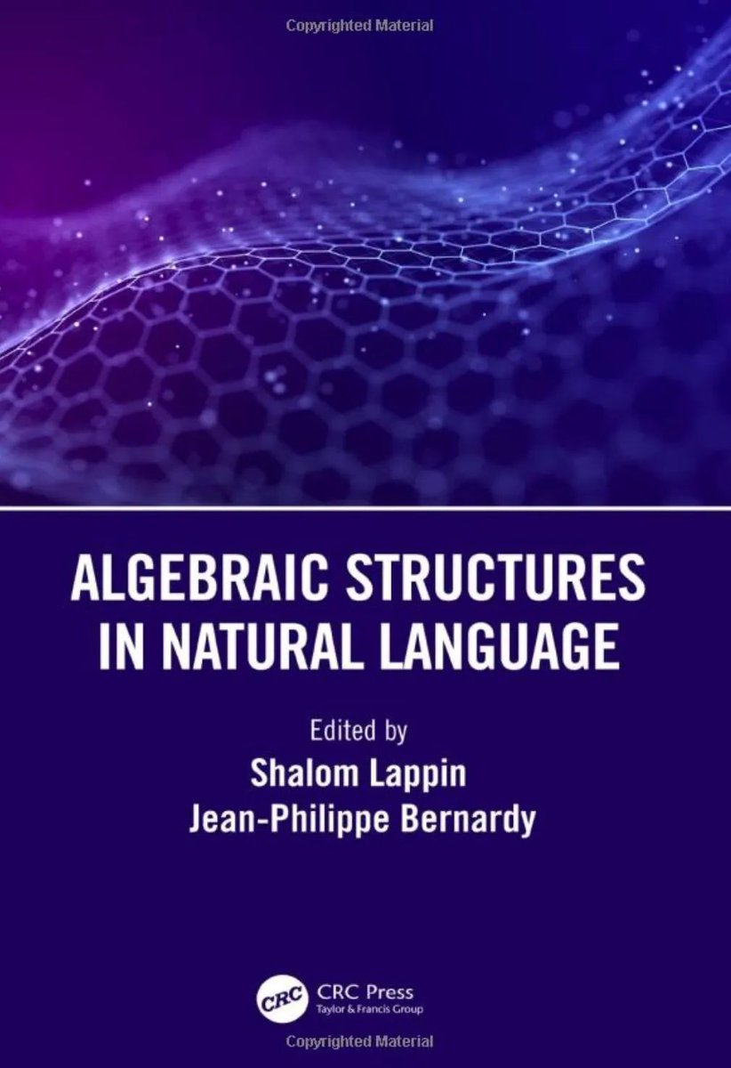 Algebraic Structures in Natural Language Processing and Data Science