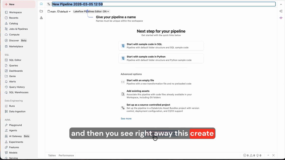 Genie Code: From Prompt to Data Pipeline