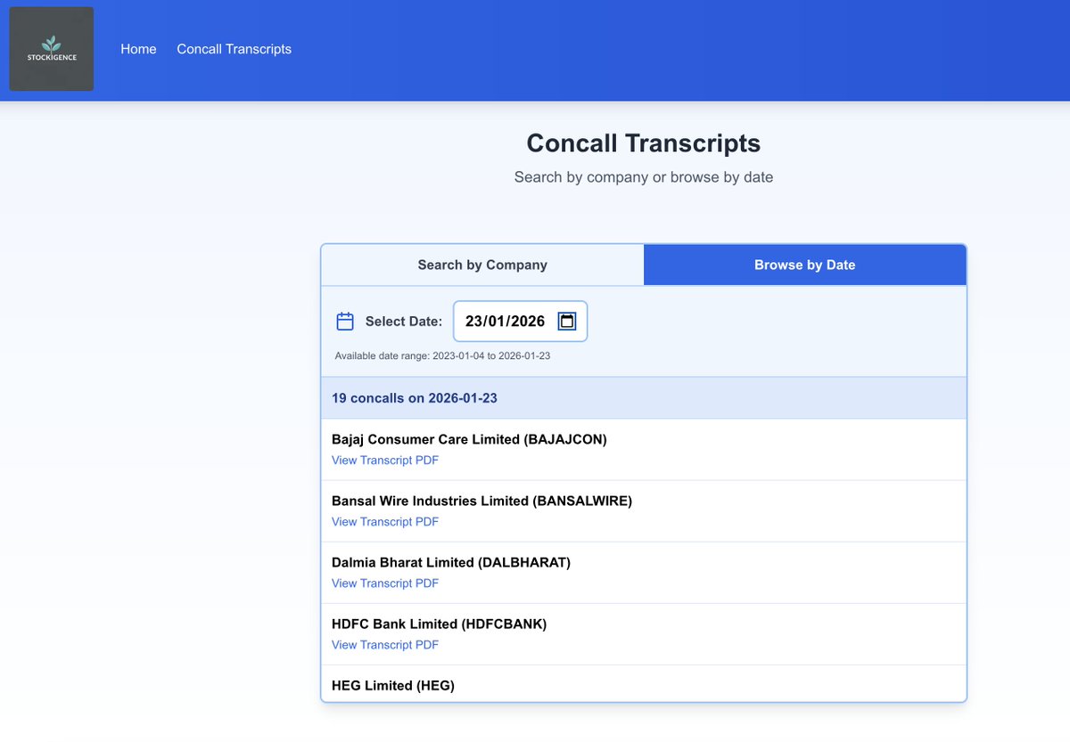 Stockigence App Improved: New Data, Search Features, Better UX